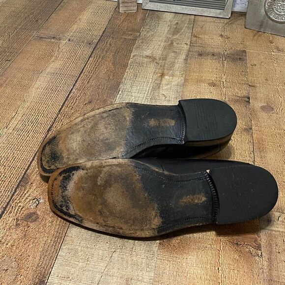 Boss Hugo Boss black loafers size 11.5 - Picture 5 of 16